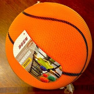 Kids Boys Girls Foam Bouncy Basketball Toy Orange Black Sports Fun Summe…